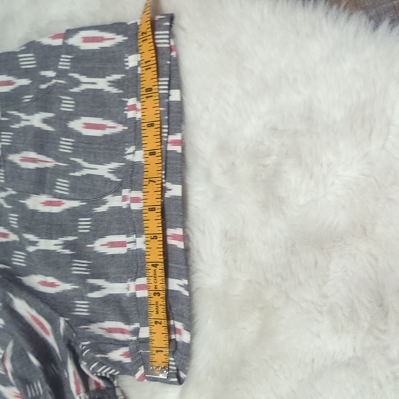 PASSION LILIE  "Betty" Ikat Chambray Shorts ~ NWT - Picture 13 of 13